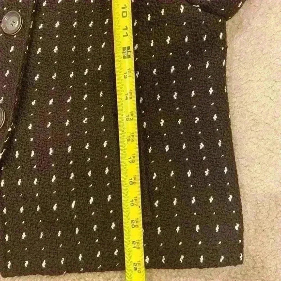 NWOT Harve Benard Brown/ White specs size 16 with cropped sleeves - Picture 4 of 8